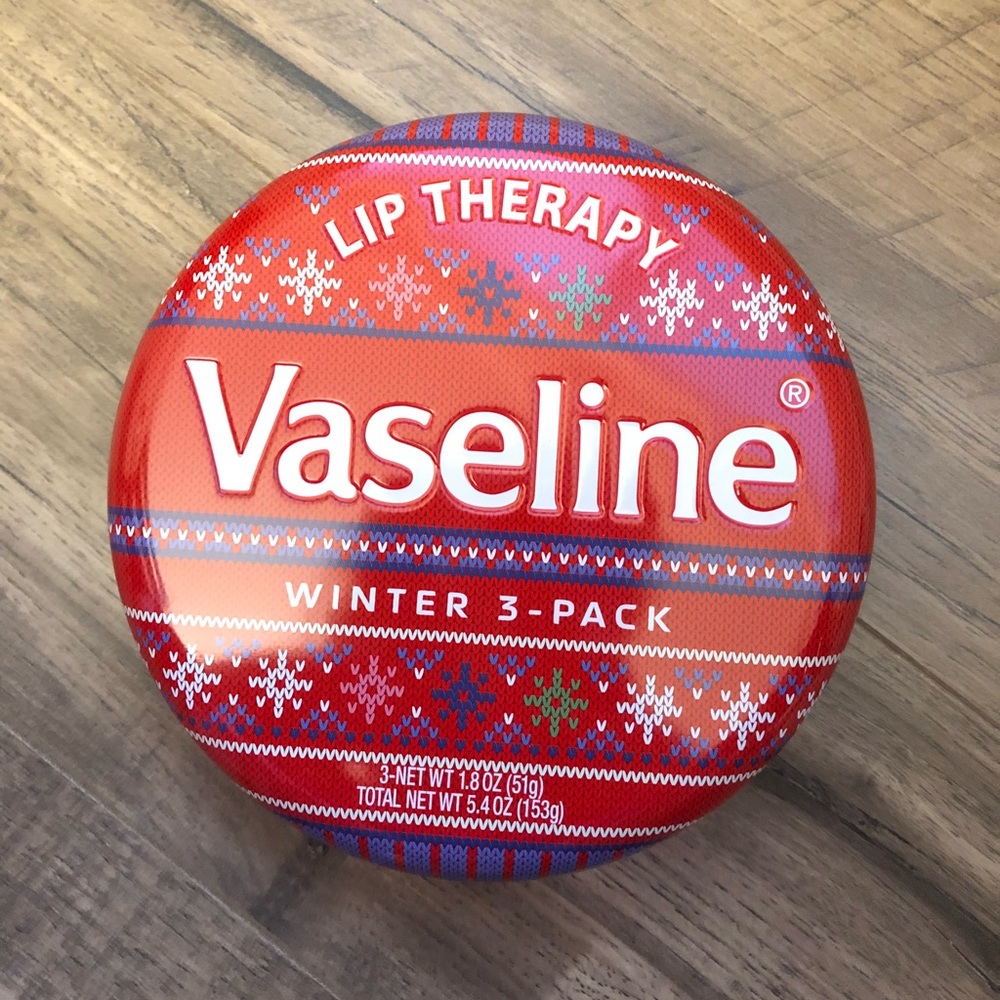 Vaseline Lip Therapy 3 Pack gift set